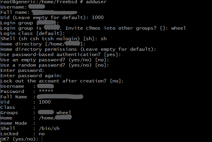 FreeBSD adduser image
